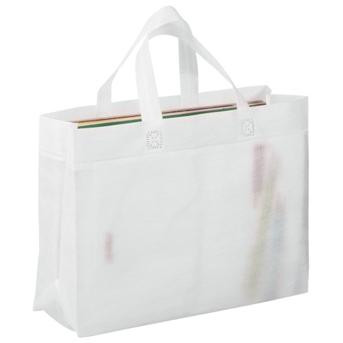 Сумка для покупок Span 3D, белая Сумка для покупок Span 3D, белая