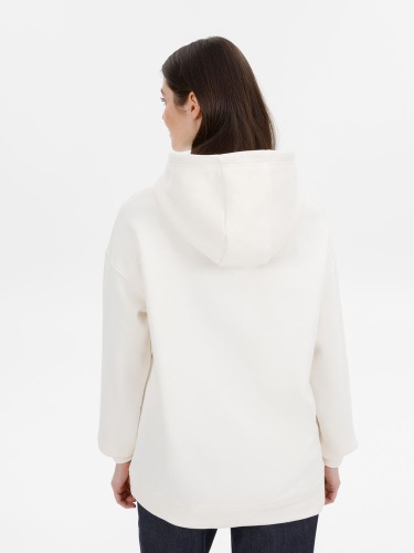 Худи оверсайз унисекс Snuggie, молочно-белое фото 8