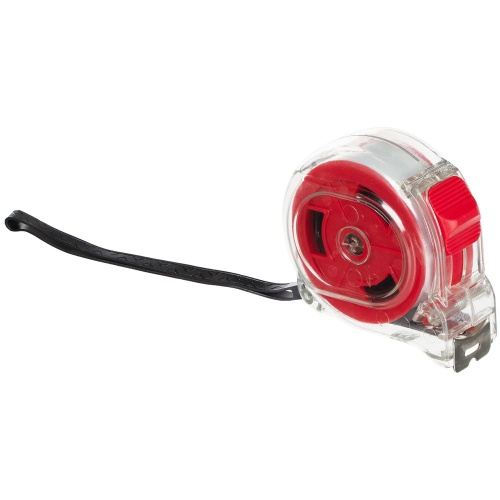 Рулетка Selvaksi, 5 м, красная фото 2