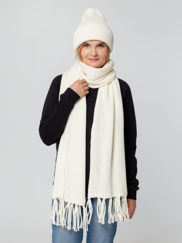 Шапка Flette, молочно-белая фото 4 Шапка Flette, молочно-белая фото 4