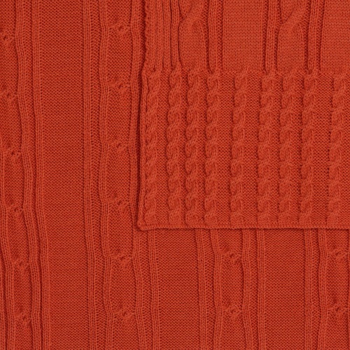 Плед Remitti, оранжевый (морковь) фото 2