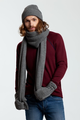 Шапка Nordkyn, серый меланж (эбонит) фото 3 Шапка Nordkyn, серый меланж (эбонит) фото 3