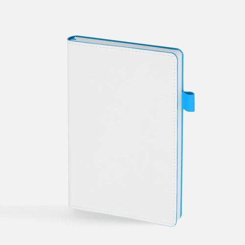 Ежедневник White Shall, недатированный, бело-голубой фото 2 Ежедневник White Shall, недатированный, бело-голубой фото 2