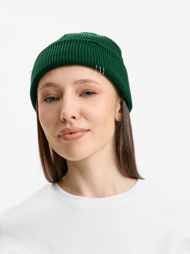 Шапка Ribelle, темно-зеленая (хвойная) фото 6 Шапка Ribelle, темно-зеленая (хвойная) фото 6