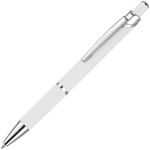 Ручка шариковая Chromos Soft Touch, белая Ручка шариковая Chromos Soft Touch, белая