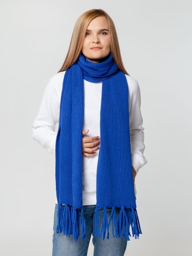Шарф Flette, синий фото 3 Шарф Flette, синий фото 3
