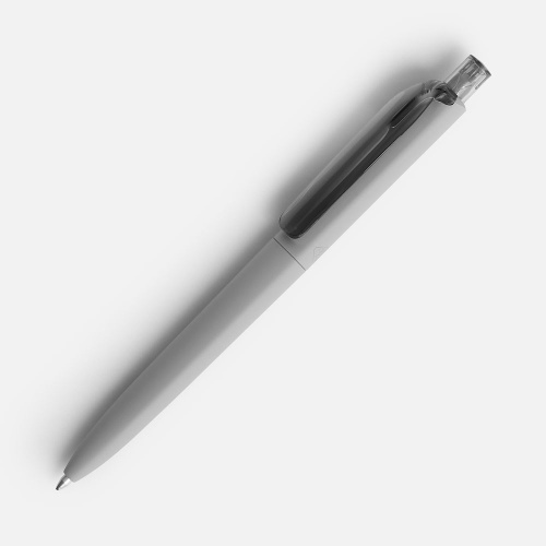 Ручка шариковая Prodir DS8 PRR-T Soft Touch, серая фото 2