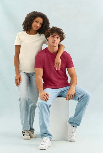 Футболка Imperial 190, красная (бургунди) фото 5