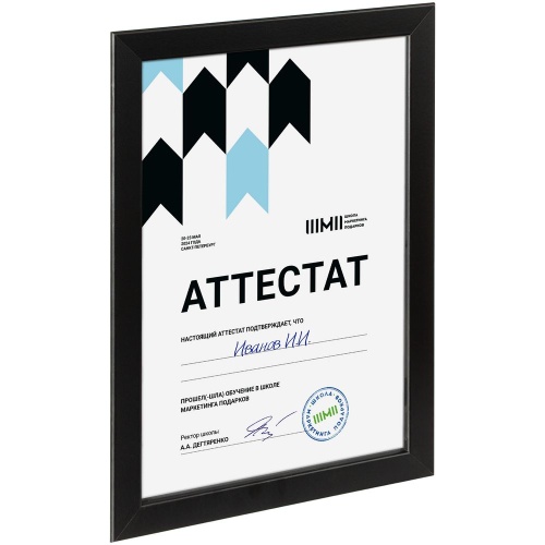 Рамка Wonderwork, черная фото 2