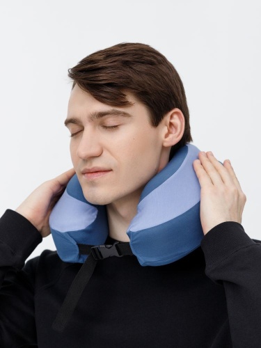 Дорожная подушка Piligrim, голубая фото 6