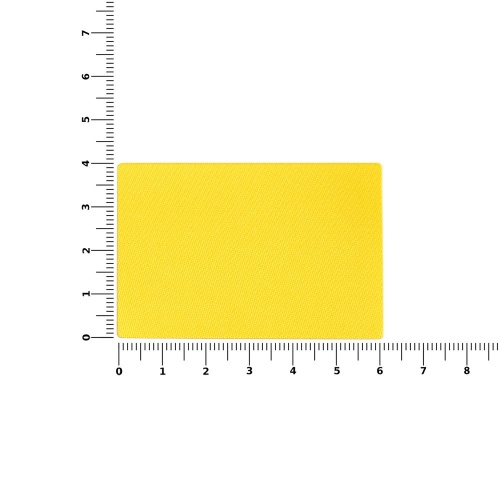 Наклейка тканевая Lunga, L, желтая фото 2