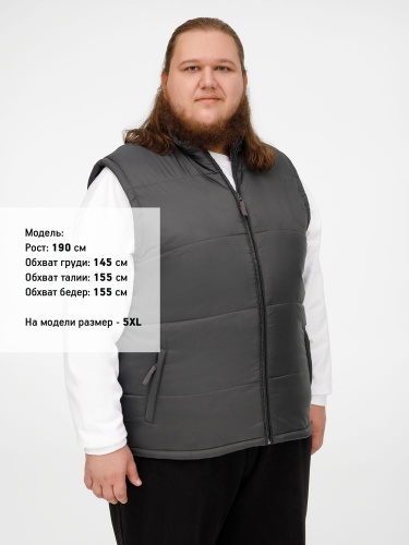 Жилет Warm, темно-серый фото 11