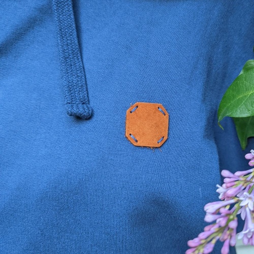 Лейбл кожаный Beta Kikar, M, горчичный фото 6