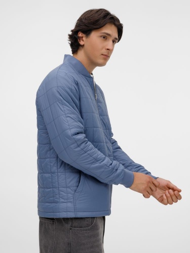 Куртка унисекс Warmbridge, синяя (джинс) фото 4 Куртка унисекс Warmbridge, синяя (джинс) фото 4