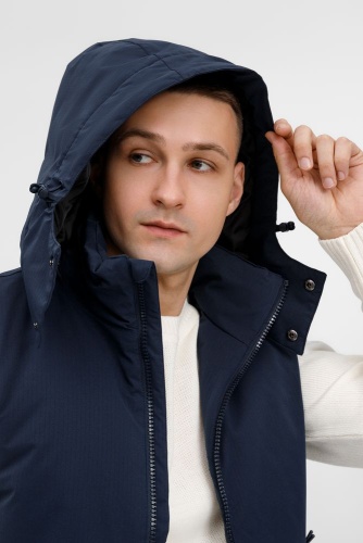 Жилет унисекс Sfera, темно-синий фото 7 Жилет унисекс Sfera, темно-синий фото 7