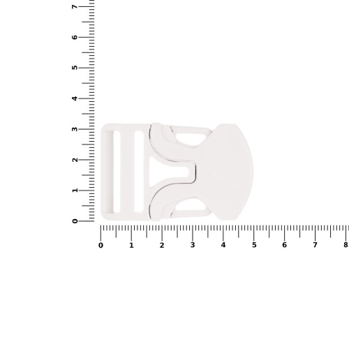 Застежка-пряжка односторонняя Triden, белый фото 2