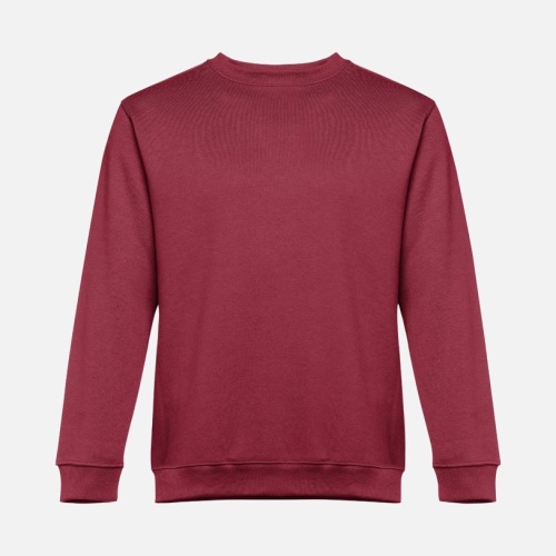 Свитшот унисекс Delta, бордовый фото 2