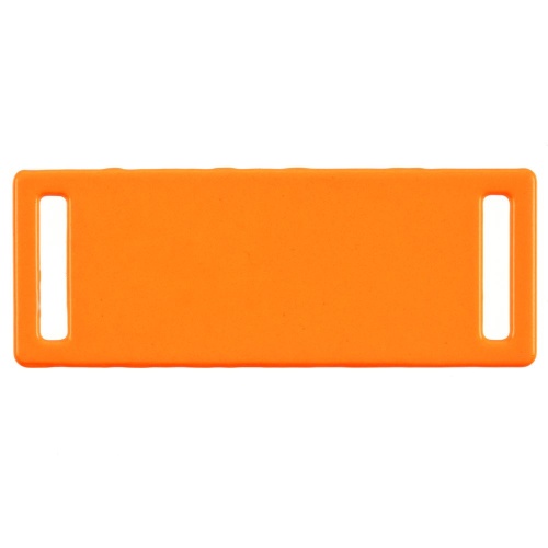 Шильдик металлический Kova, оранжевый неон