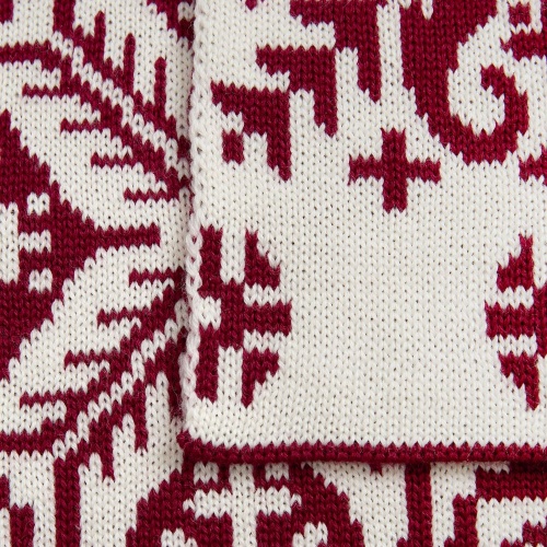 Шарф Wintertude L, красный с белым фото 3 Шарф Wintertude L, красный с белым фото 3