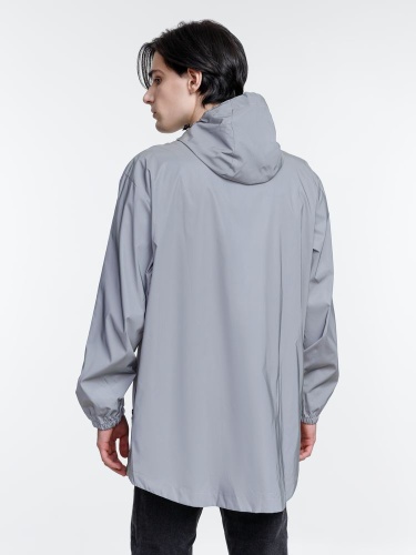Парка Manifest из светоотражающей ткани, серая фото 4