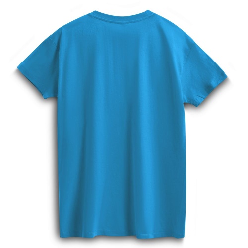 Футболка Imperial 190, ярко-бирюзовая фото 3 Футболка Imperial 190, ярко-бирюзовая фото 3
