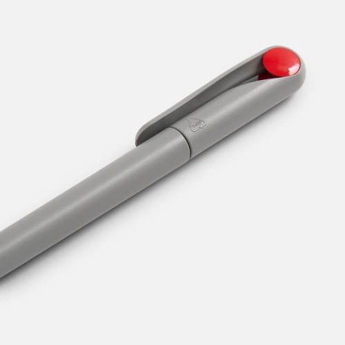 Ручка шариковая Prodir DS1 TMM Dot, серая с красным фото 5