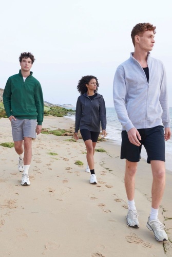 Толстовка унисекс Cooper, темно-зеленая фото 3