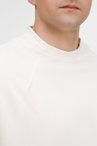 Футболка оверсайз унисекс Sinkopa, молочно-белая фото 4 Футболка оверсайз унисекс Sinkopa, молочно-белая фото 4