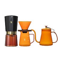   Amber Coffee Maker Set,   